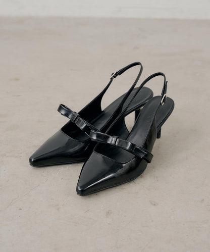 蝴蝶結裝飾穆勒鞋