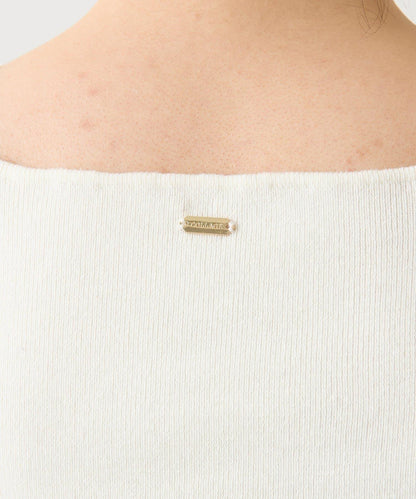 蕾絲裝飾 針織 吊帶上衣