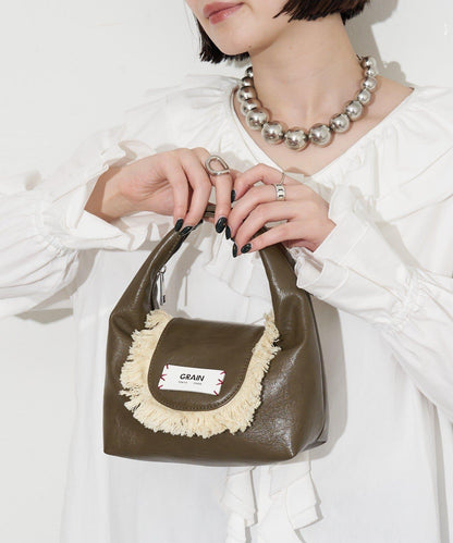 GRAIN 流蘇 2WAY 迷你斜挎包