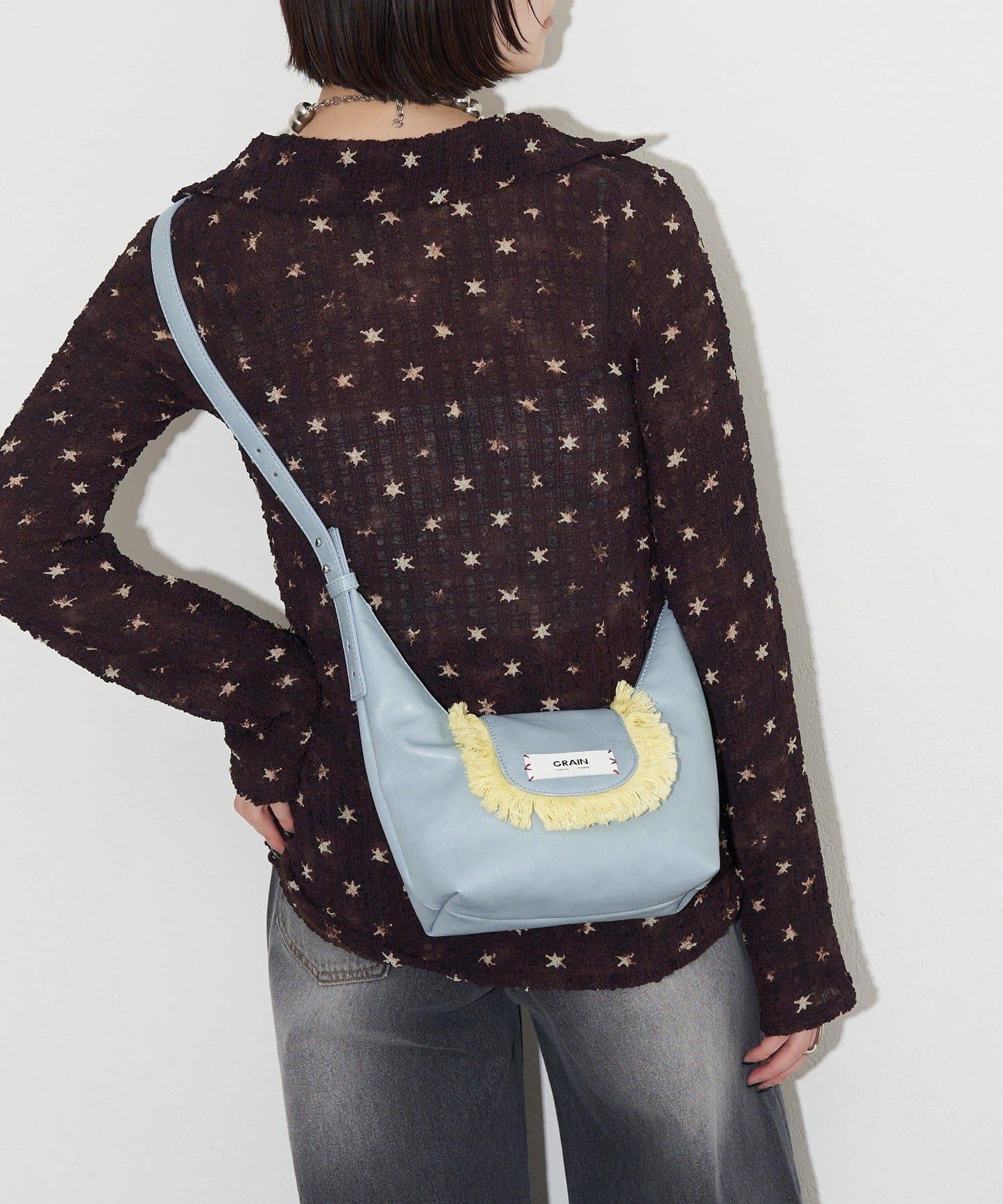 GRAIN 流蘇 2WAY 迷你斜挎包