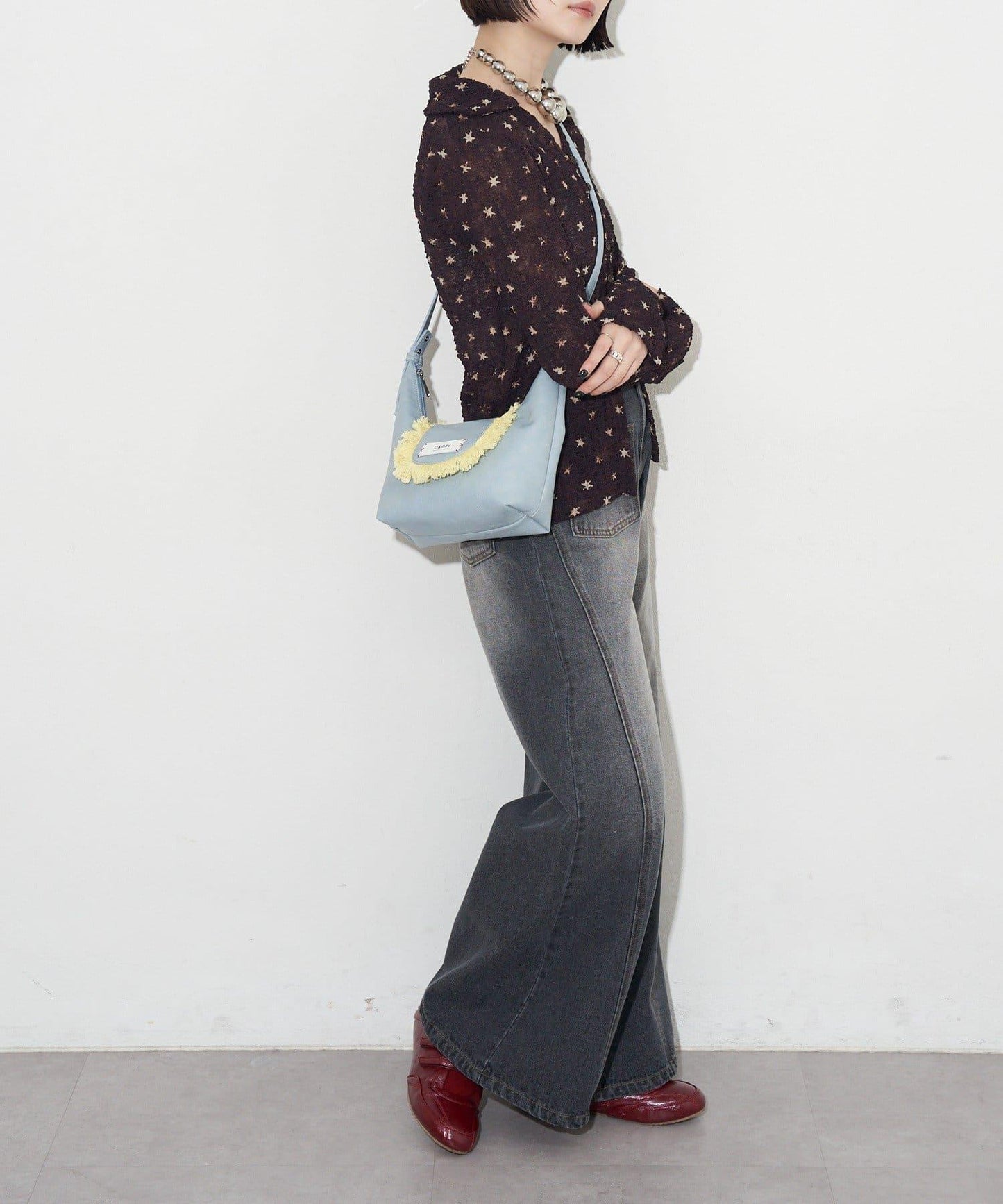 GRAIN 流蘇 2WAY 迷你斜挎包