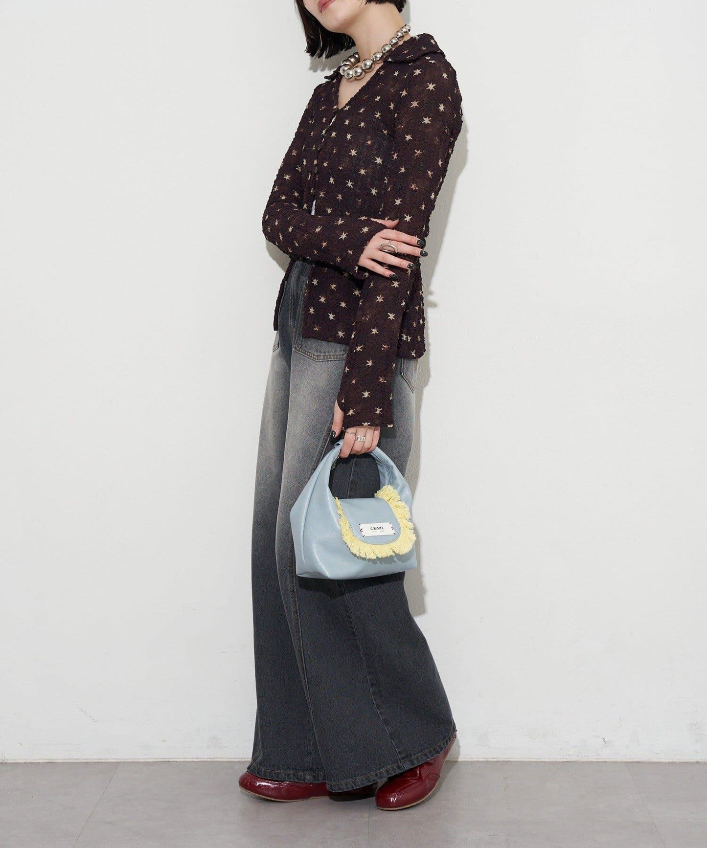 GRAIN 流蘇 2WAY 迷你斜挎包