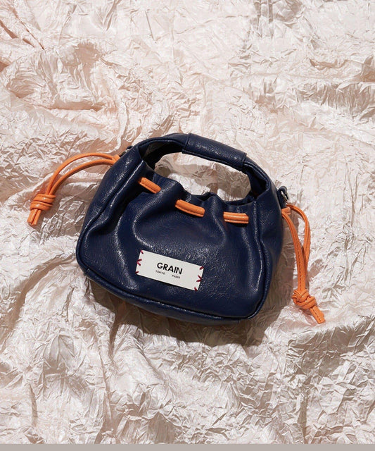 GRAIN/グレイン 復古走線 迷你束口手提包