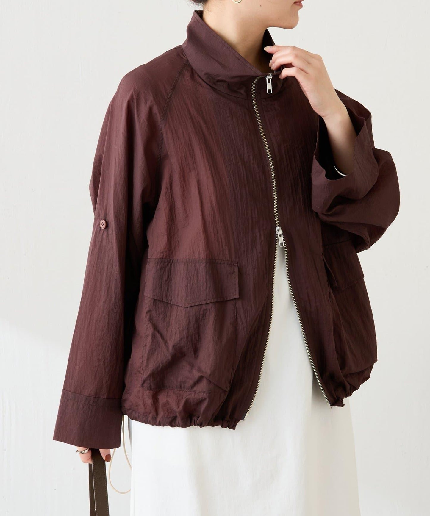 可收納便攜 尼龍 夾克