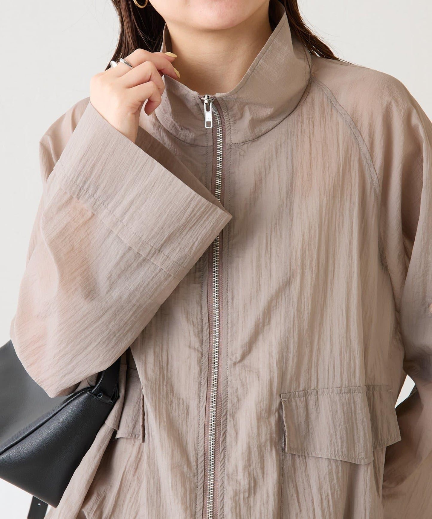 可收納便攜 尼龍 夾克