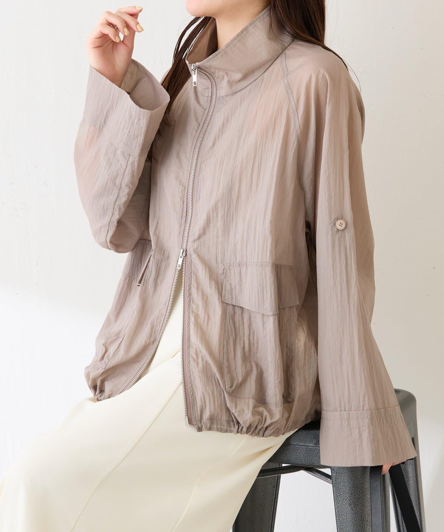 可收納便攜 尼龍 夾克