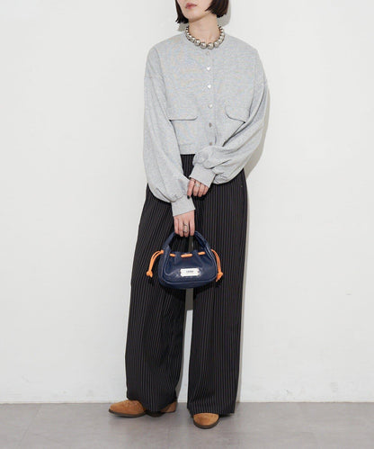 GRAIN/グレイン 復古走線 迷你束口手提包