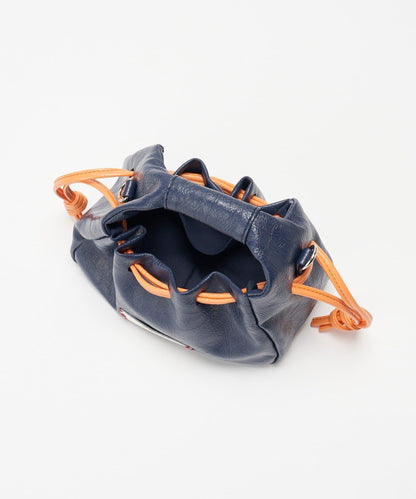 GRAIN/グレイン 復古走線 迷你束口手提包