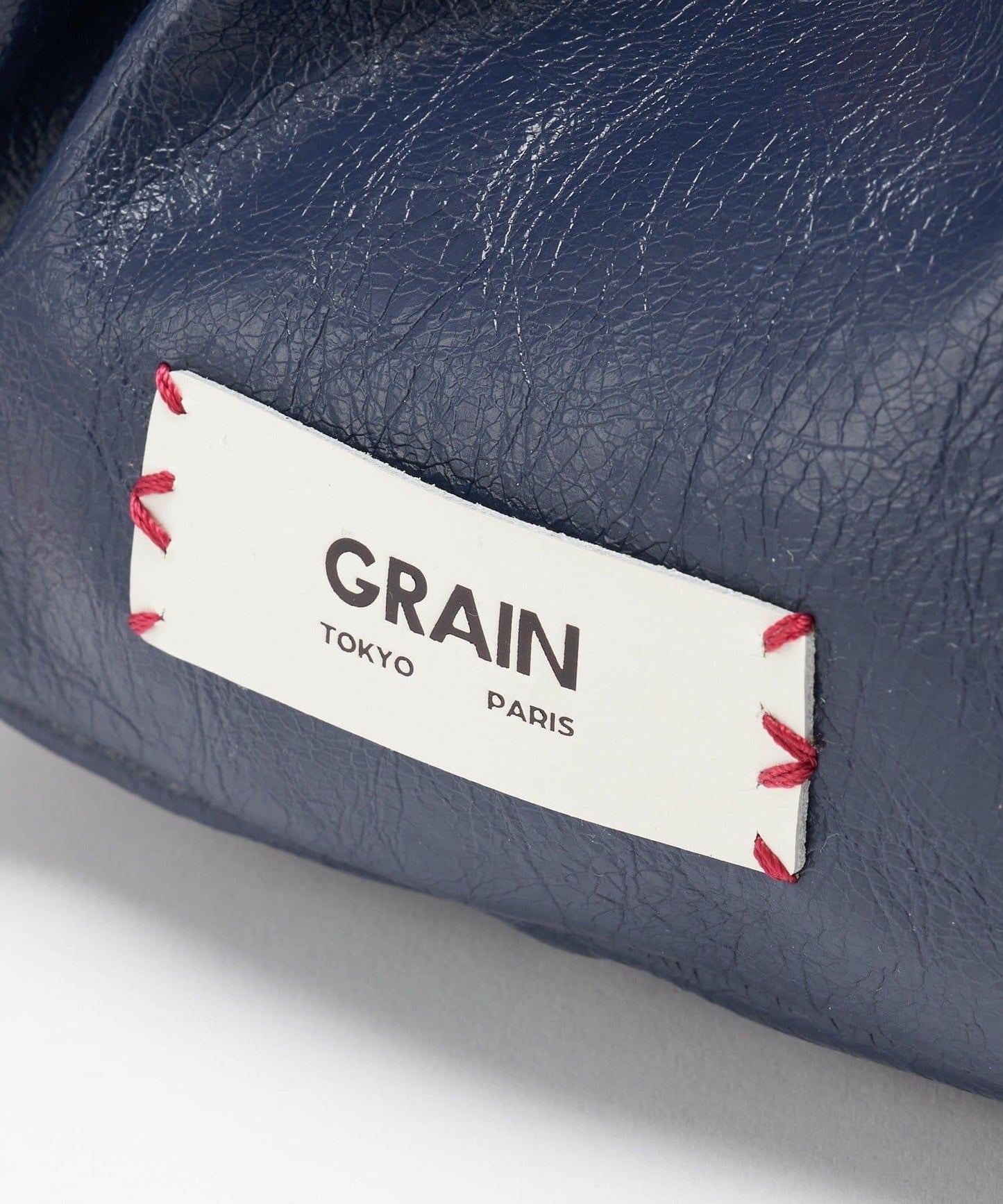 GRAIN/グレイン 復古走線 迷你束口手提包