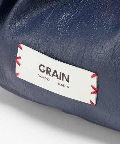 GRAIN/グレイン 復古走線 迷你束口手提包