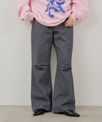 WHIMSIC 雙尺碼可選 可成套搭配 膝褶設計 棉質斜紋 褲子