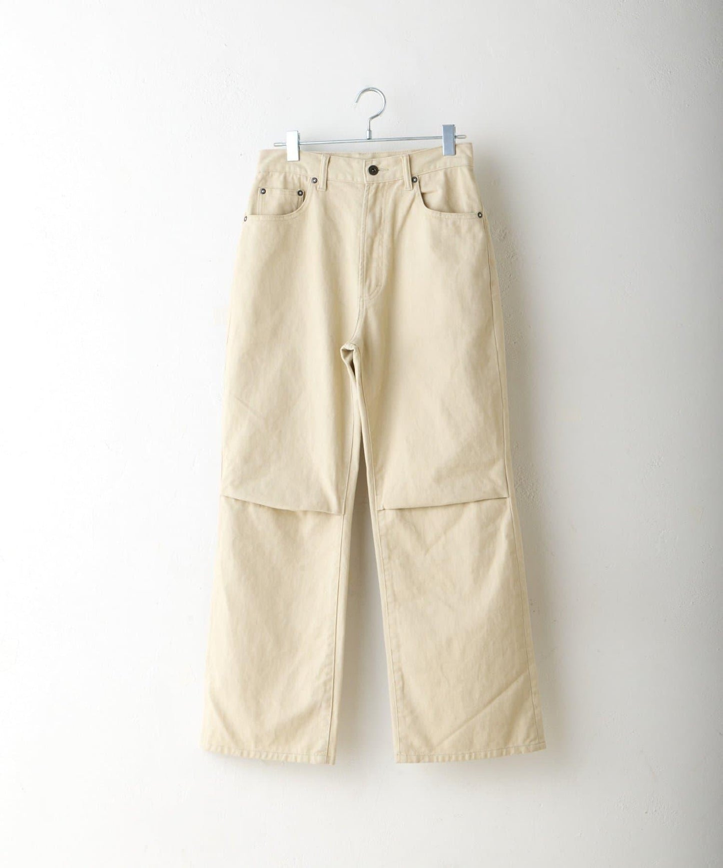 WHIMSIC 雙尺碼可選 可成套搭配 膝褶設計 棉質斜紋 褲子