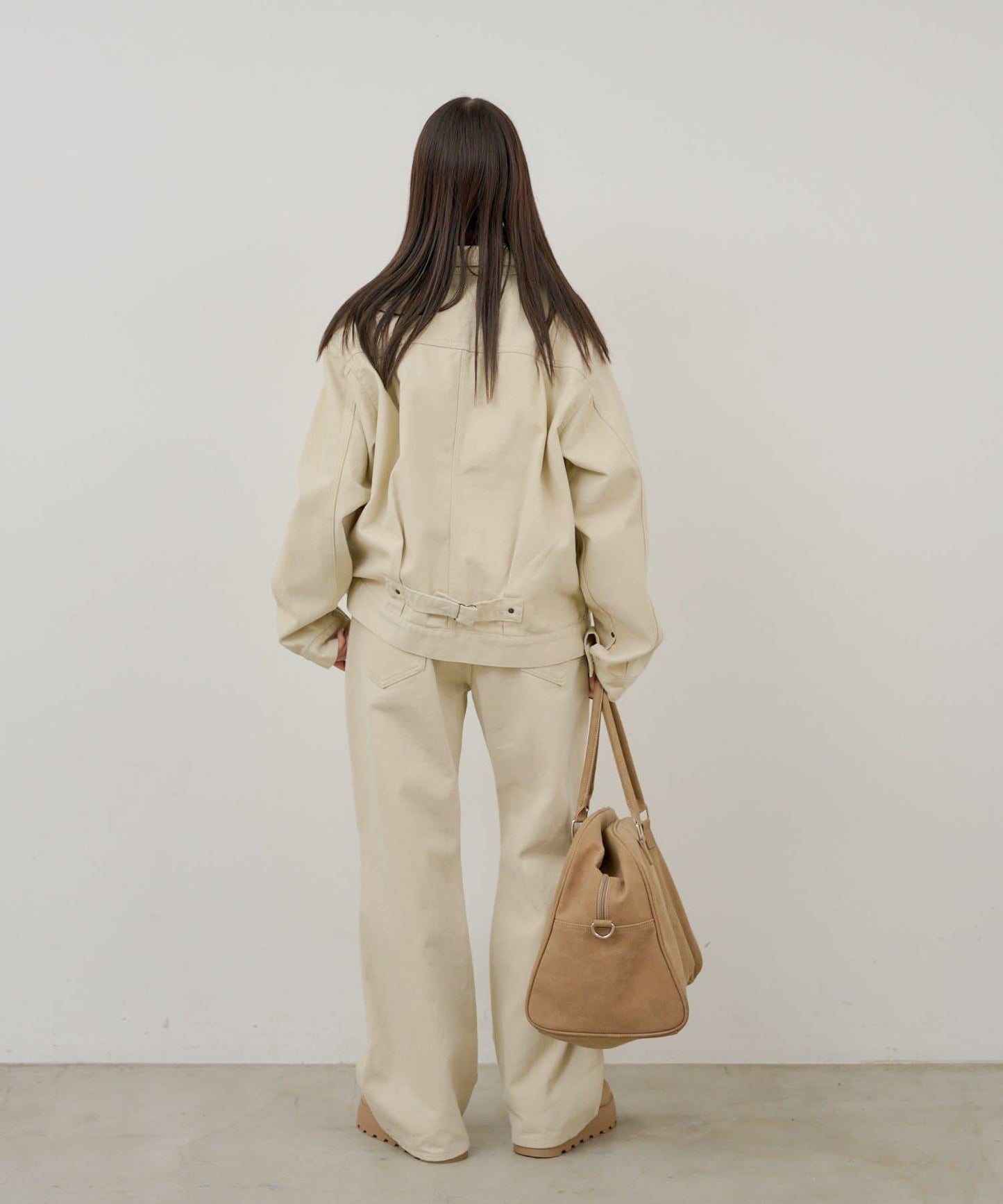 WHIMSIC 雙尺碼可選 可成套搭配 膝褶設計 棉質斜紋 褲子