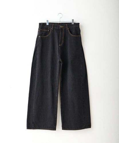 WHIMSIC 雙尺碼 可成套搭配 側褶 牛仔 牛仔褲