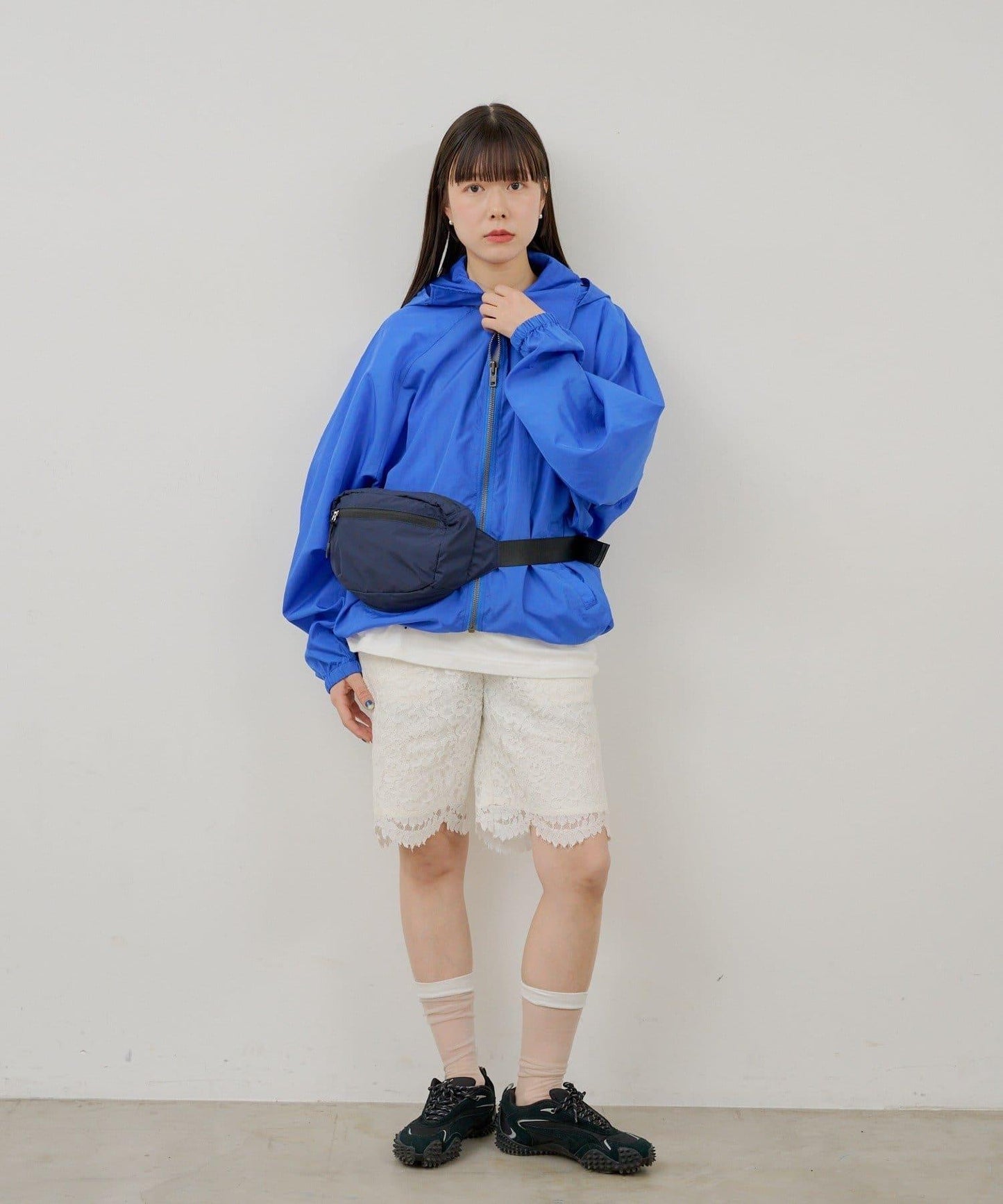 WHIMSIC 尼龍拉鍊連帽外套