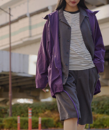 WHIMSIC 尼龍拉鍊連帽外套