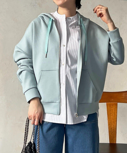複合面料連帽衛衣