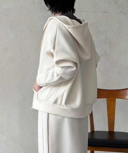 複合面料連帽衛衣