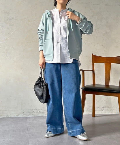 複合面料連帽衛衣