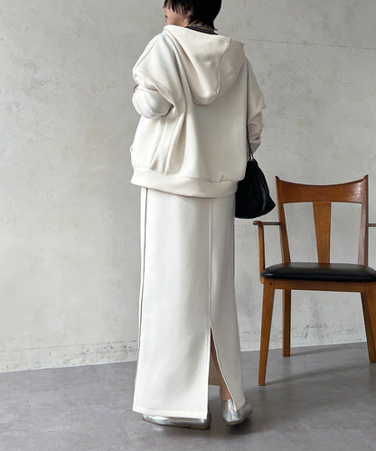 複合面料連帽衛衣