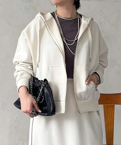 複合面料連帽衛衣
