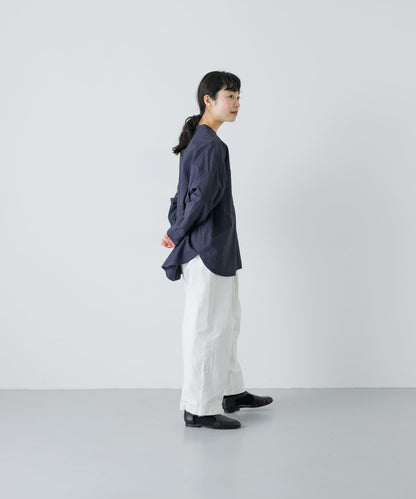 棉麻面料 雙口袋 襯衫