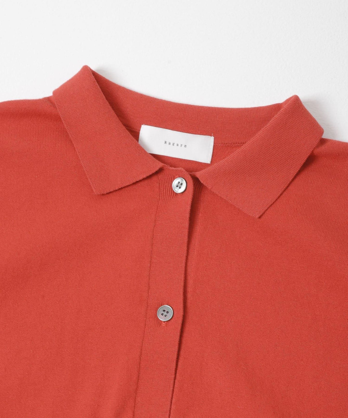 棉質細針織POLO領針織開衫