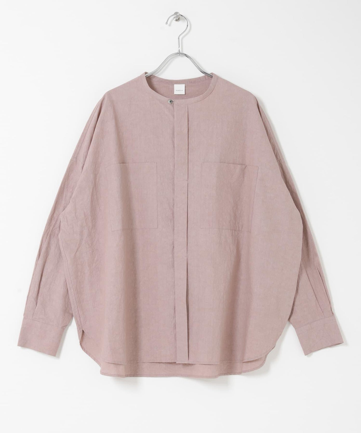 棉麻面料 雙口袋 襯衫