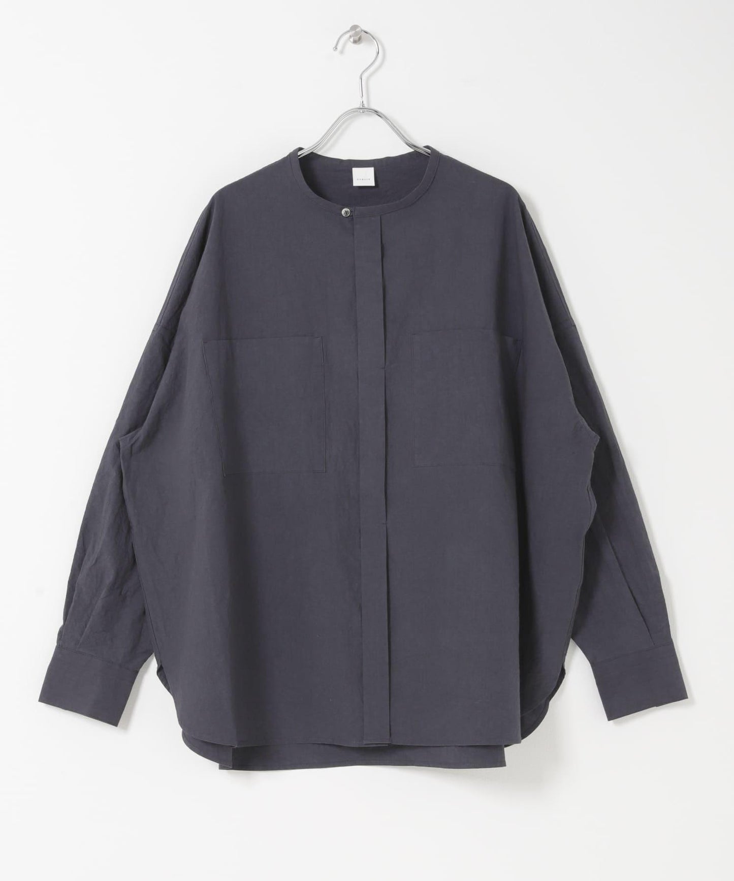 棉麻面料 雙口袋 襯衫