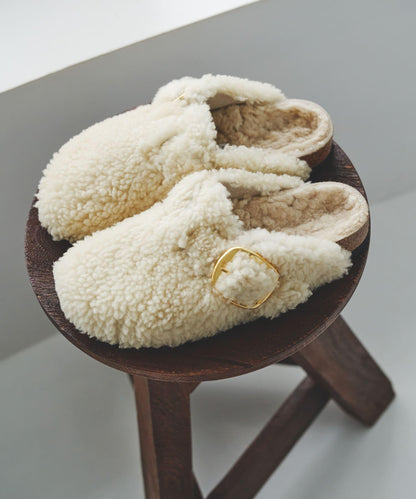 泰迪絨大扣設計 BIRKENSTOCK Boston Big Buckle Teddy 鞋款