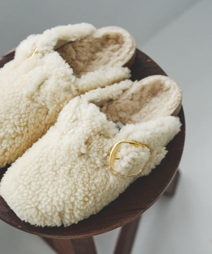 泰迪絨大扣設計 BIRKENSTOCK Boston Big Buckle Teddy 鞋款