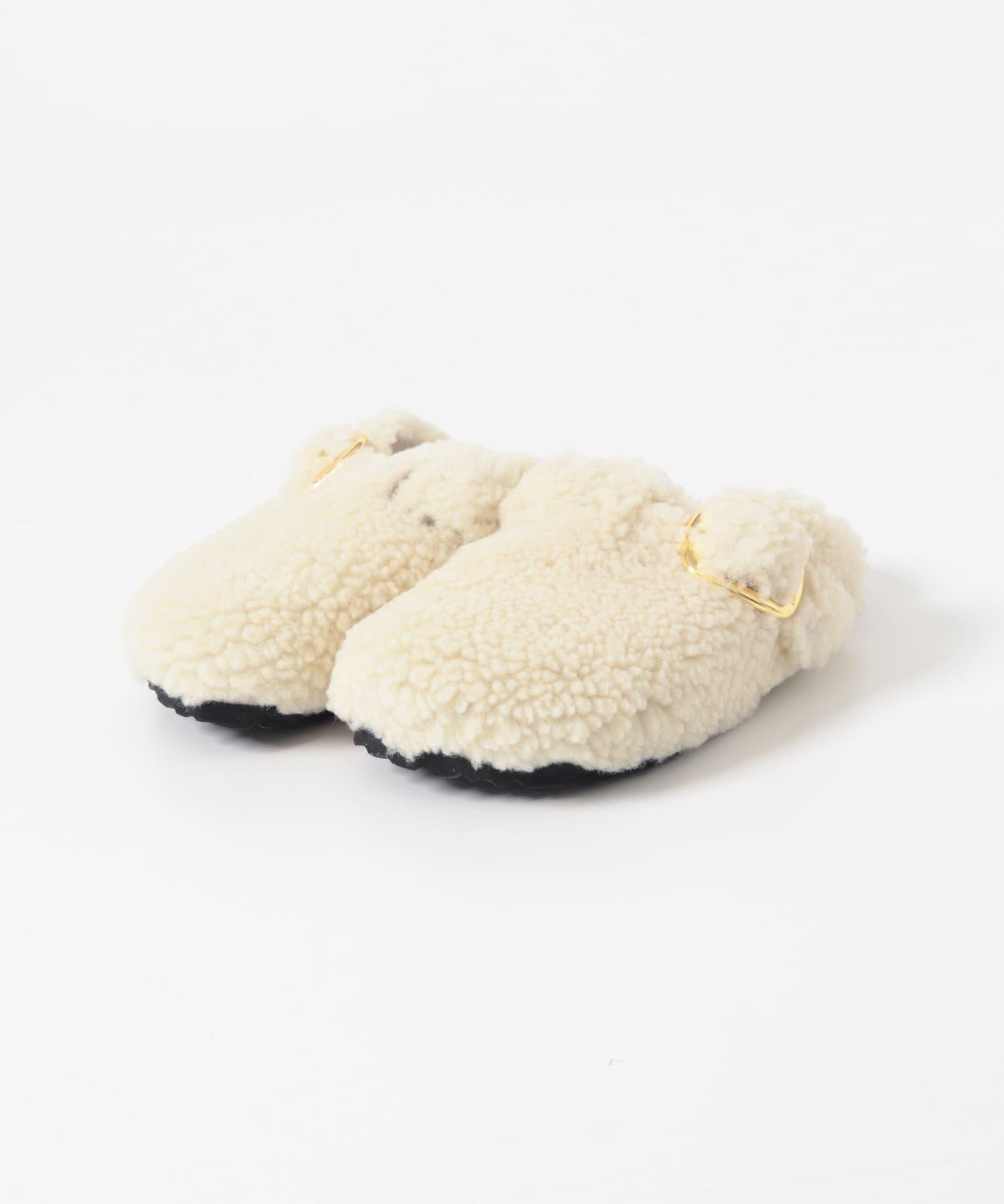 泰迪絨大扣設計 BIRKENSTOCK Boston Big Buckle Teddy 鞋款