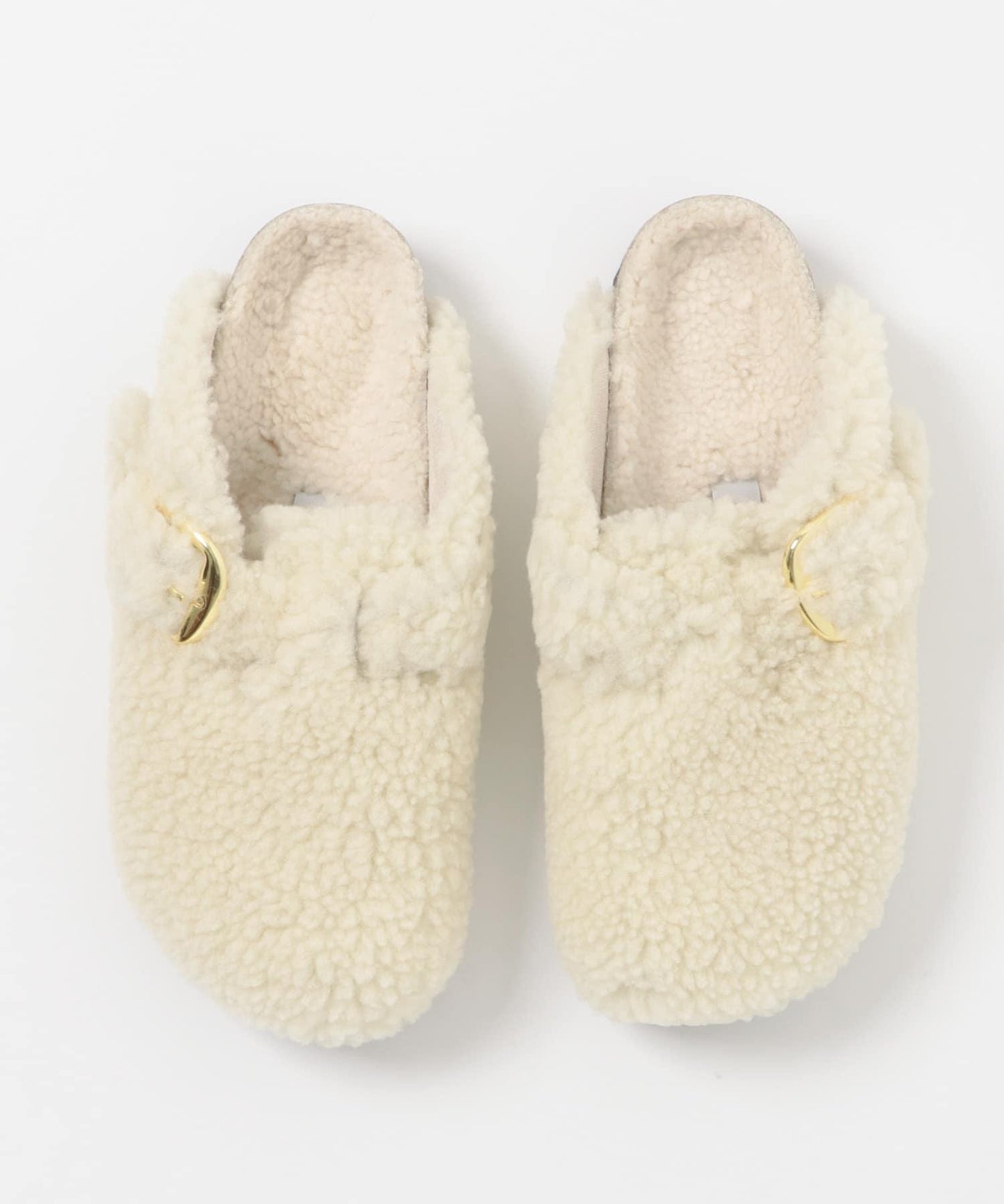 泰迪絨大扣設計 BIRKENSTOCK Boston Big Buckle Teddy 鞋款