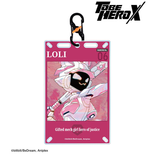 TO BE HERO X（TO BE HERO X） Ani‑Art系列 ロリ 卡片式卡扣亞克力鑰匙扣