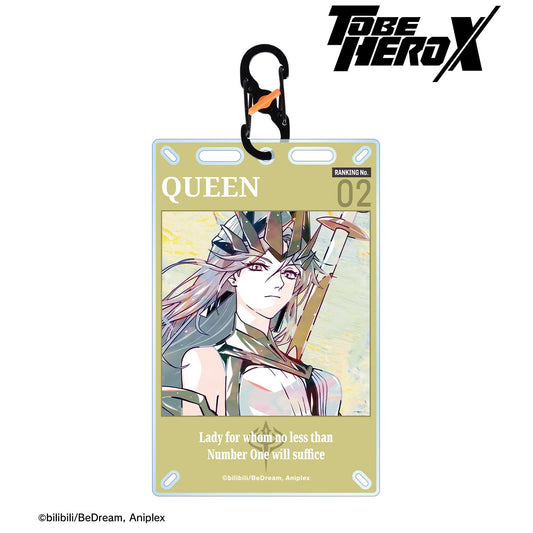 TO BE HERO X（TO BE HERO X） Queen Ani-Art 系列 帶登山扣卡片款亞克力鑰匙扣