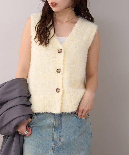 willow 短款網紗紗線背心