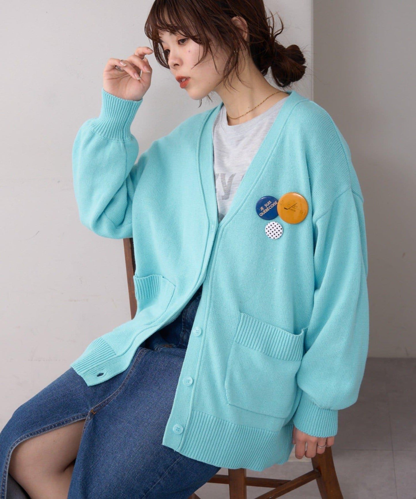 willow cotton針織開衫