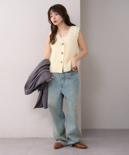 willow 短款網紗紗線背心