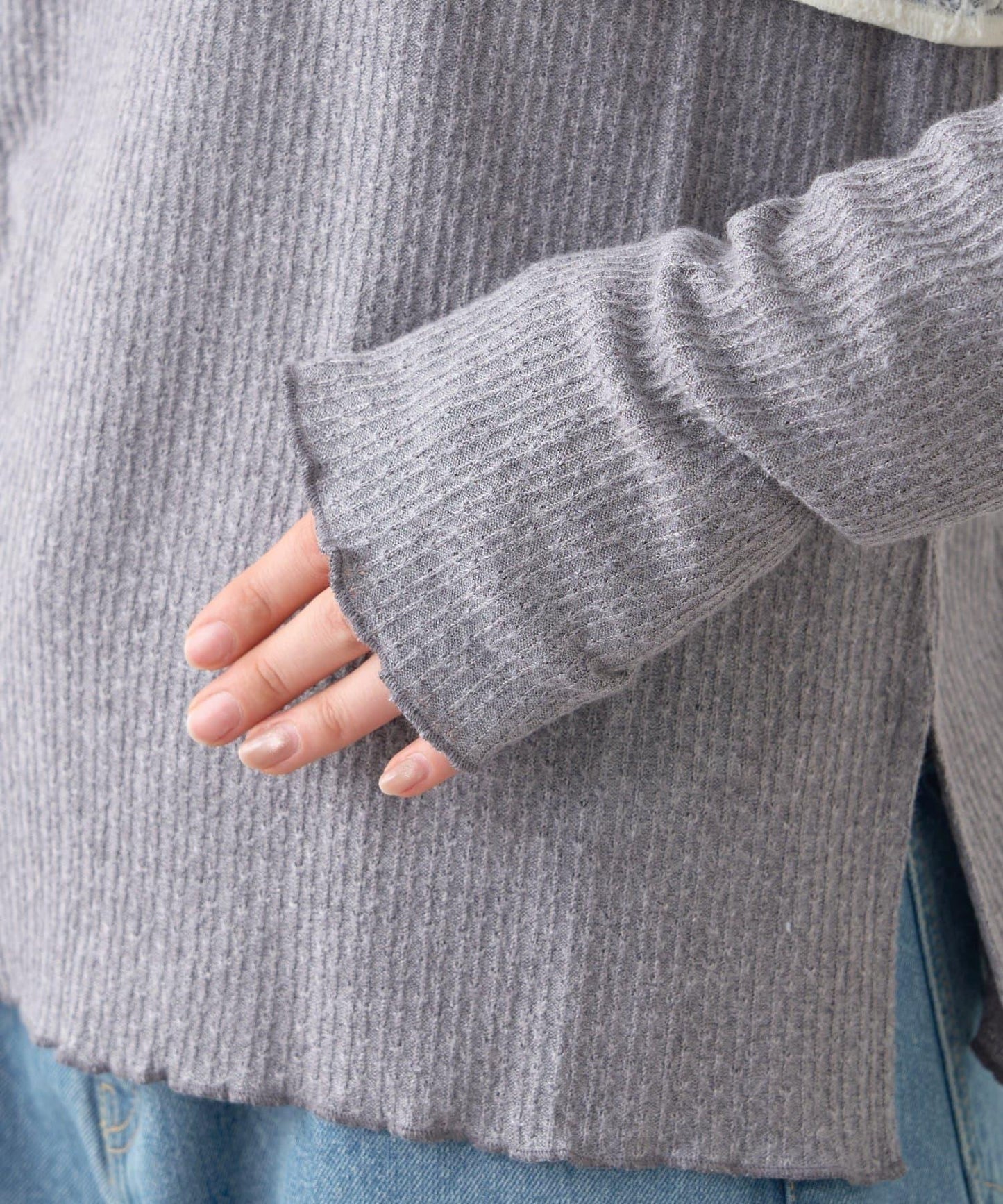 willow 蕾絲文胸吊帶拼接蜂巢紋上衣