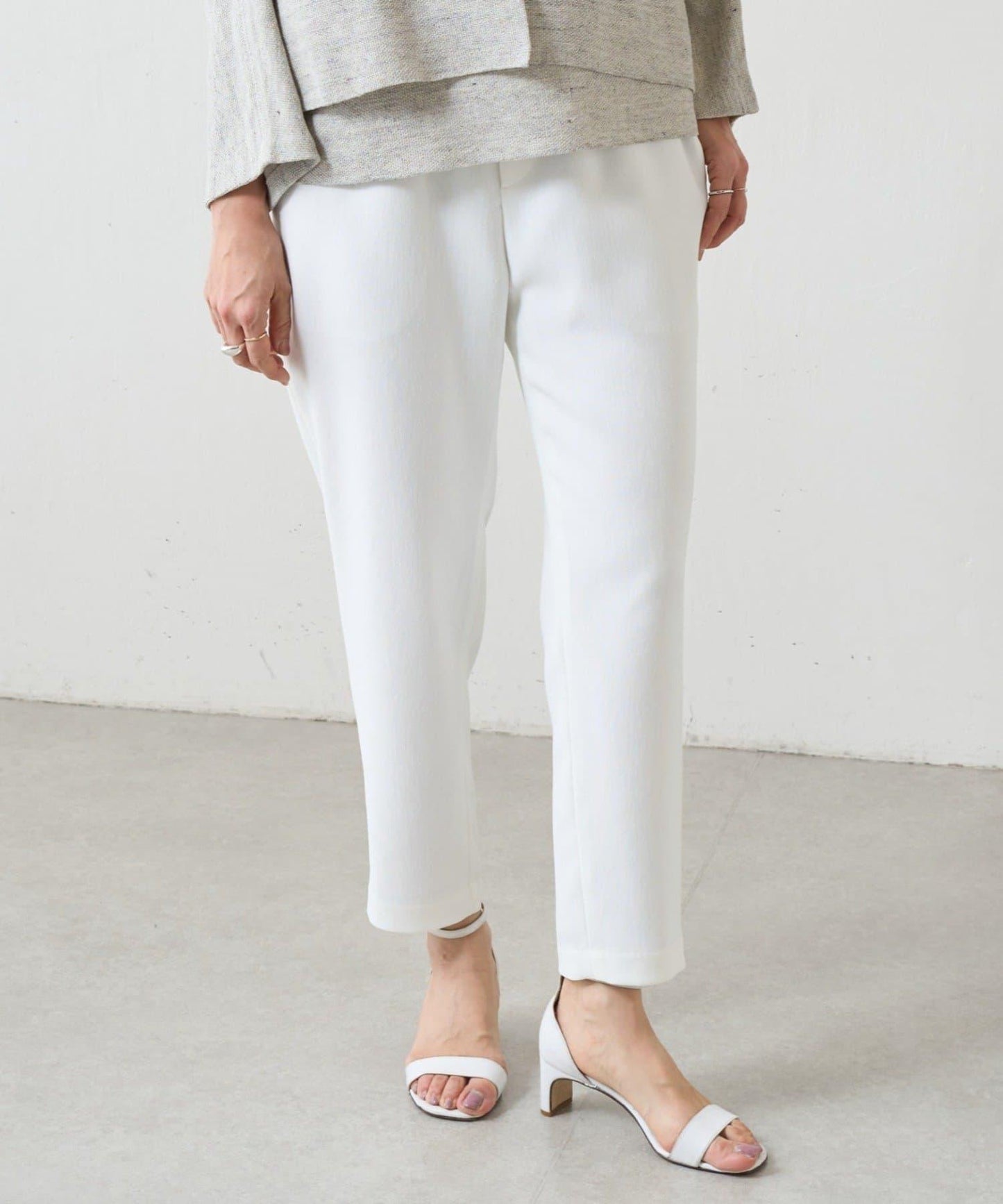 亞麻質感 運動褲