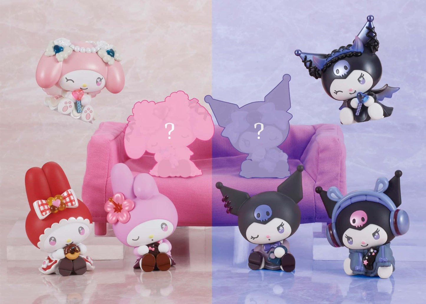 《三麗歐》 PERIHAPI! 肩ズンHug 系列 《美樂蒂》＆《庫洛米》 盒裝套組（8個入）