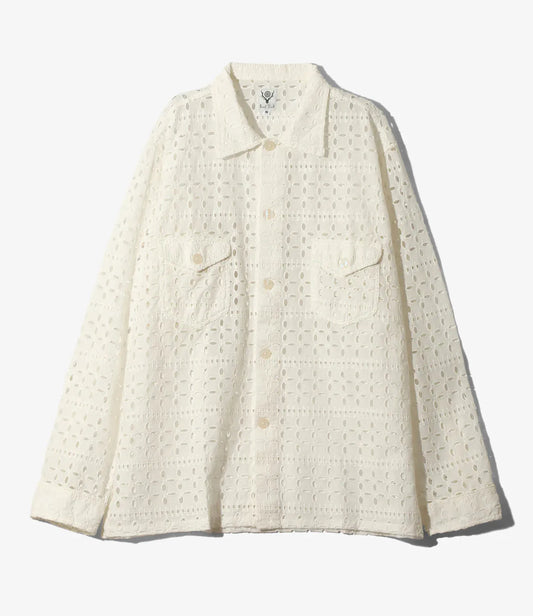 South2west8 Smokey Shirt Cutwork Embroidery 襯衫