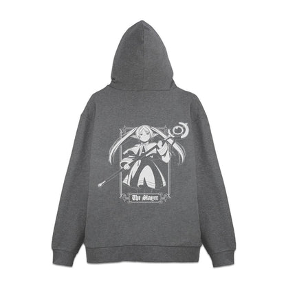 《葬送的芙莉蓮》 フリーレン 拉鍊連帽衛衣 Ver.2.0 MIX GRAY M碼