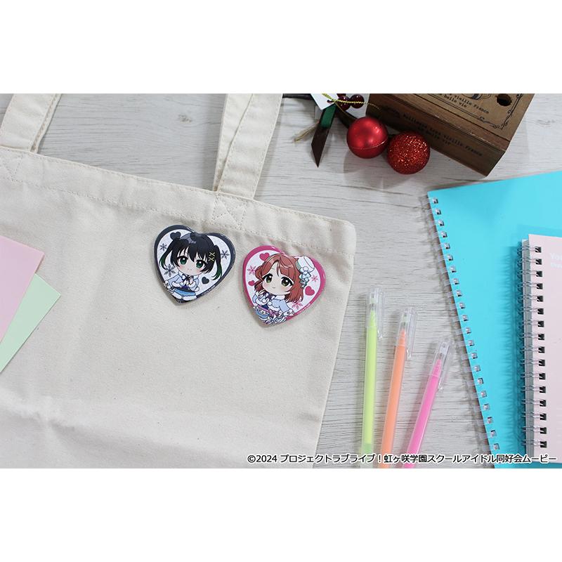 ラブライブ!虹ヶ咲學園スクールアイドル同好會（LoveLive! 虹咲學園學園偶像同好會） 普奇巧系列 心形徽章 冬季服裝款 BOX款（13個裝）