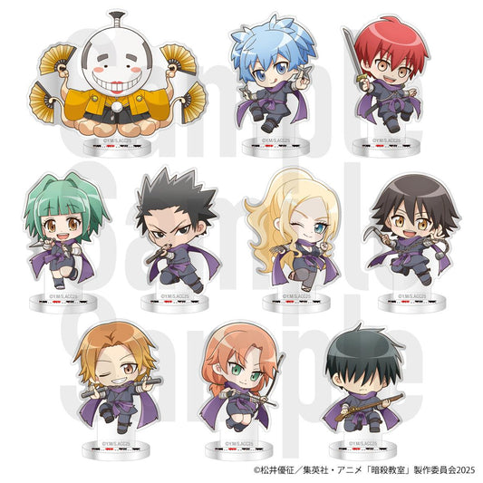 暗殺教室（暗殺教室） 迷你亞克力立牌 ミニキャラVer. 10種全套