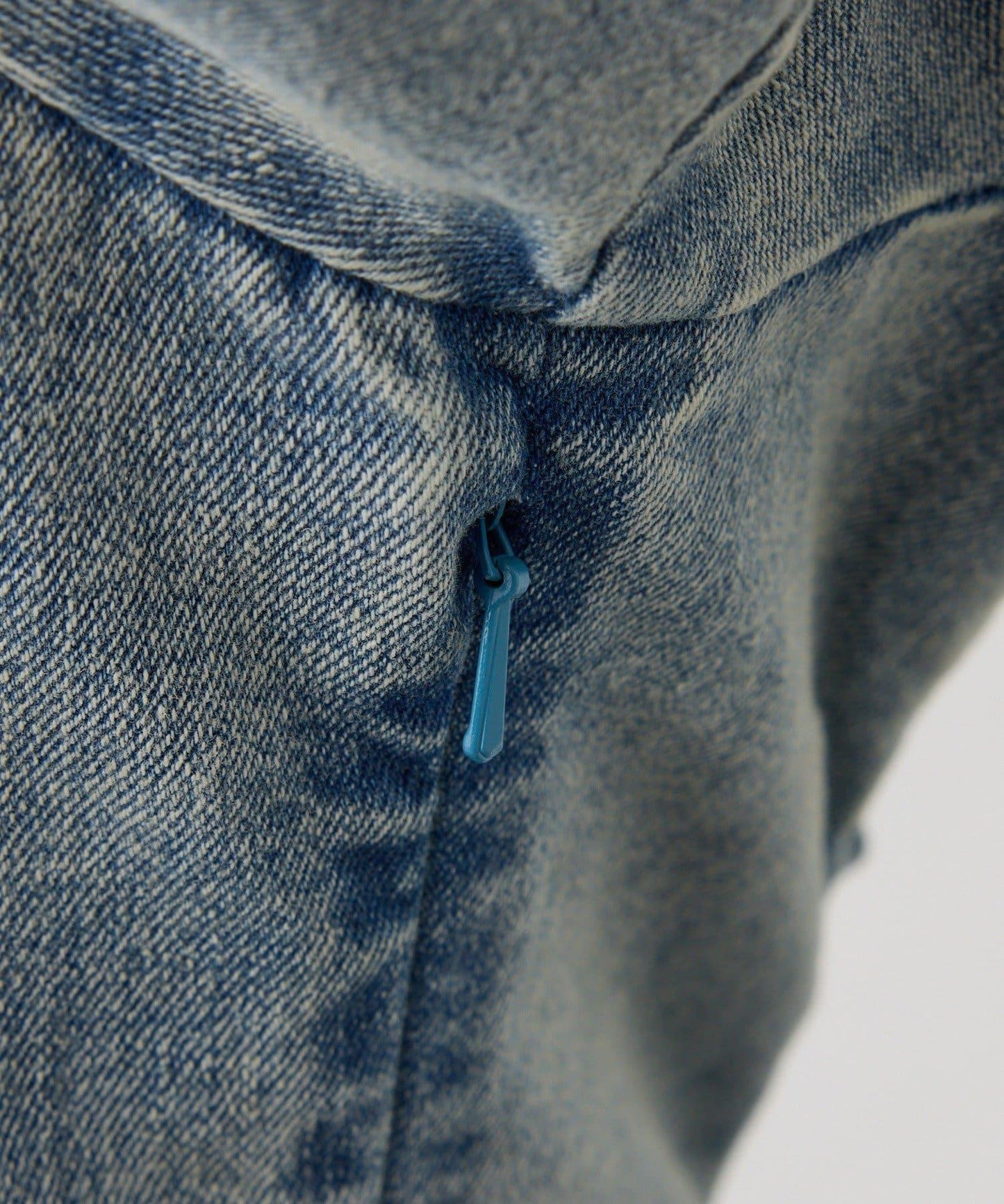 Denim Collection 層疊設計迷你連衣裙