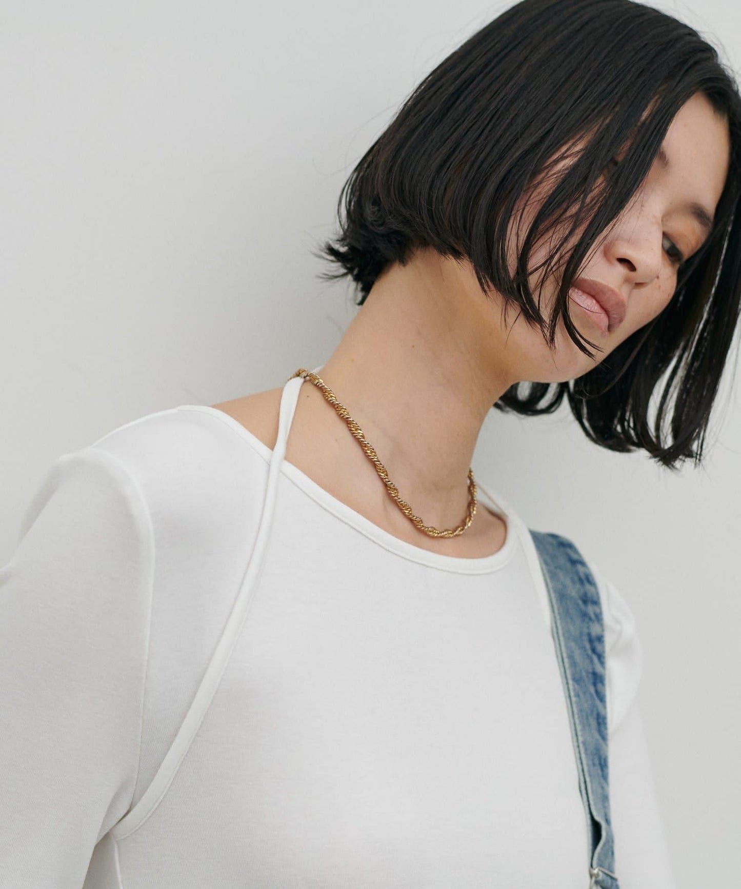 軟糯質感 吊帶領風 針織上衣