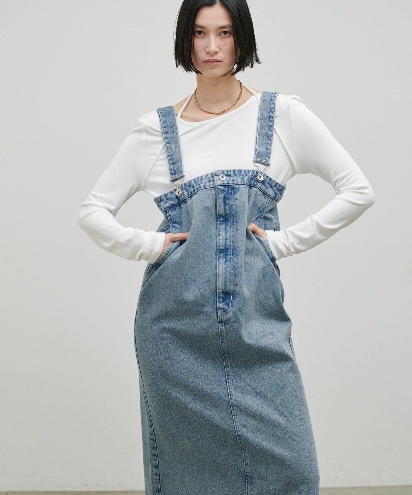 軟糯質感 吊帶領風 針織上衣