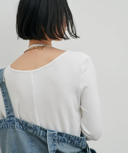 軟糯質感 吊帶領風 針織上衣