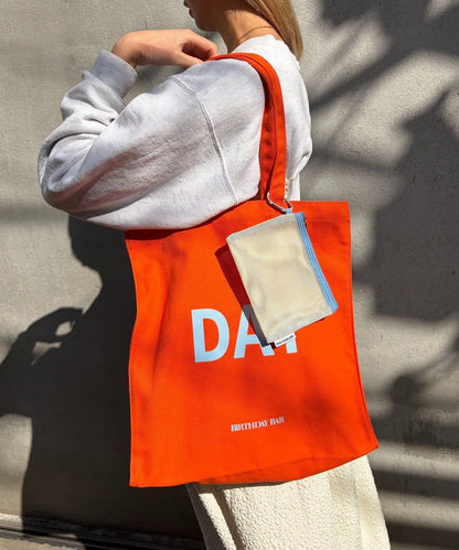 帆布logo方形托特包